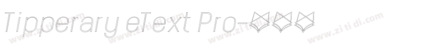 Tipperary eText Pro字体转换